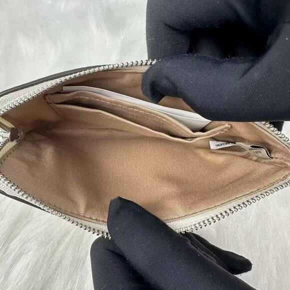 Coach Corner Zip Wristlet With Butterfly Print CAQ55 NWT - Picture 7 of 8